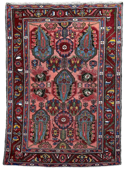 antique bakhtiar rug 208m x 145m - CATEGORY: ANTIQUE RUGS - DATED 1910