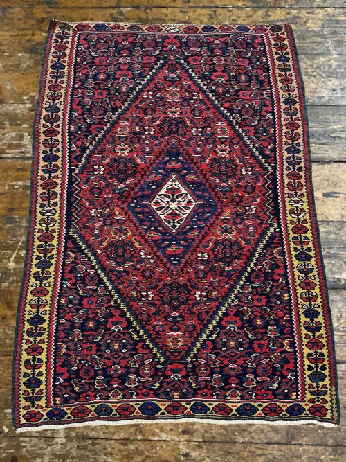 ANTIQUE BIDJAR KILIM 157M X 107M - ADDITIONAL PHOTO 3