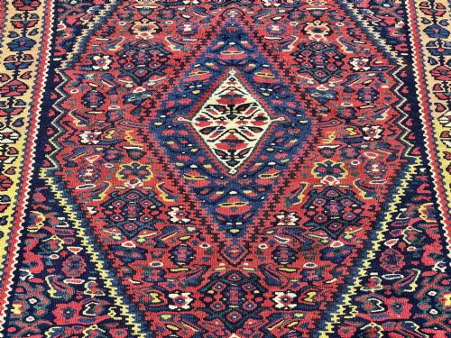 ANTIQUE BIDJAR KILIM 157M X 107M - ADDITIONAL PHOTO 7