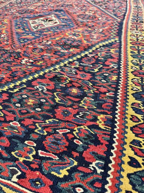 ANTIQUE BIDJAR KILIM 157M X 107M - ADDITIONAL PHOTO 8
