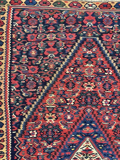 ANTIQUE BIDJAR KILIM 157M X 107M - ADDITIONAL PHOTO 11