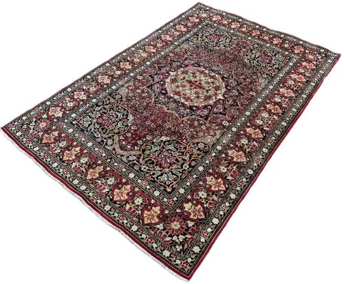 ANTIQUE ISFAHAN RUG 209M X 139M - ADDITIONAL PHOTO 2