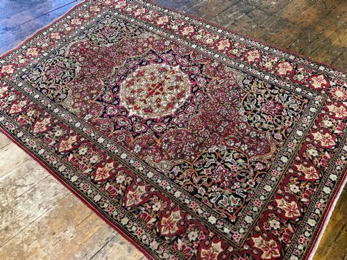ANTIQUE ISFAHAN RUG 209M X 139M - ADDITIONAL PHOTO 4