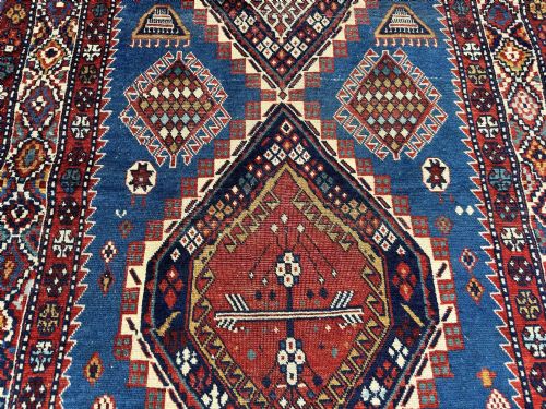 ANTIQUE CAUCASIAN SHIRVAN RUG 160M X 097M - ADDITIONAL PHOTO 7