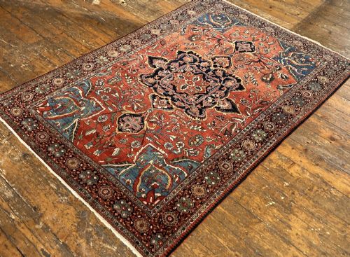 ANTIQUE SAROUK RUG 195MX 131M - ADDITIONAL PHOTO 1