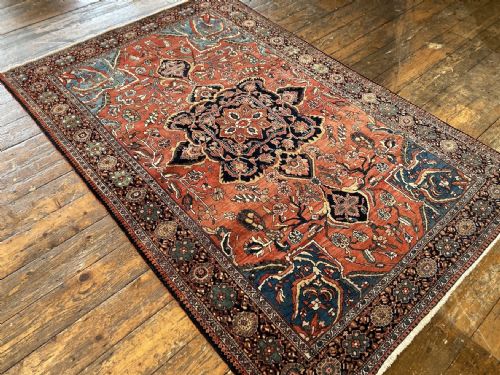 ANTIQUE SAROUK RUG 195MX 131M - ADDITIONAL PHOTO 2