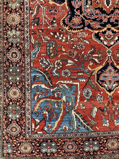 ANTIQUE SAROUK RUG 195MX 131M - ADDITIONAL PHOTO 3