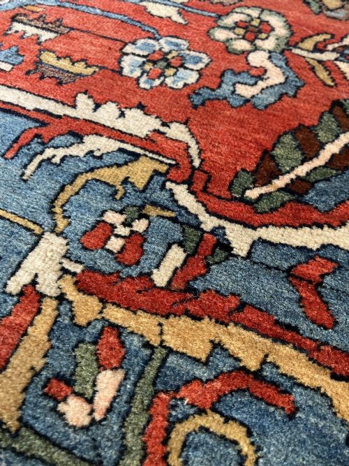 ANTIQUE SAROUK RUG 195MX 131M - ADDITIONAL PHOTO 6