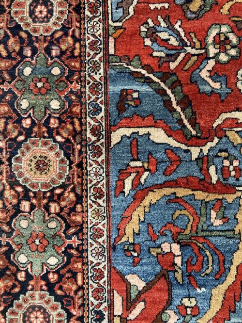 ANTIQUE SAROUK RUG 195MX 131M - ADDITIONAL PHOTO 10