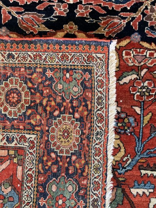 ANTIQUE SAROUK RUG 195MX 131M - ADDITIONAL PHOTO 11