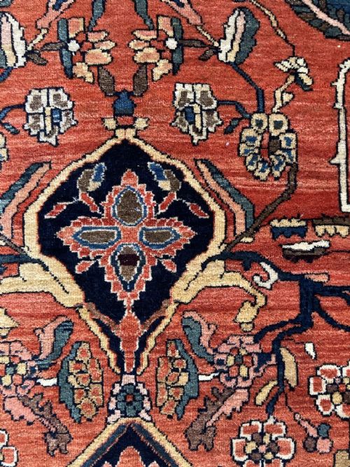 ANTIQUE SAROUK RUG 195MX 131M - ADDITIONAL PHOTO 14