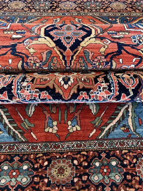 ANTIQUE SAROUK RUG 195MX 131M - ADDITIONAL PHOTO 15
