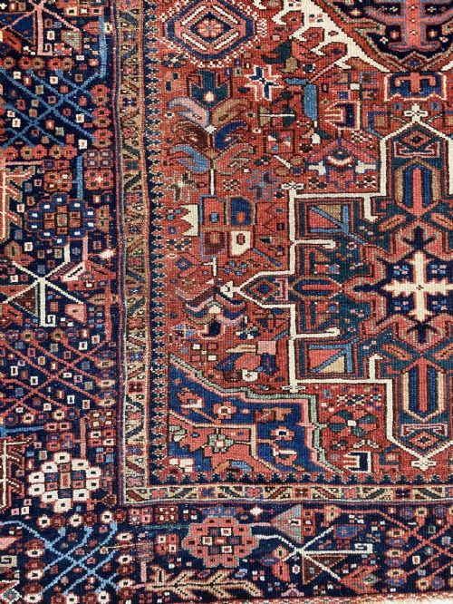 ANTIQUE KARADJA RUG 197M X 136M - ADDITIONAL PHOTO 5
