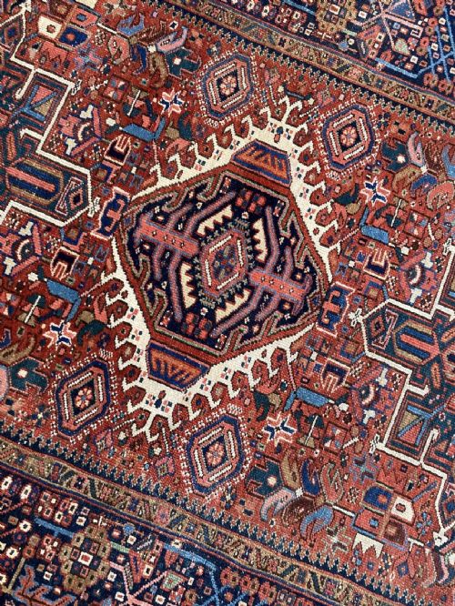 ANTIQUE KARADJA RUG 197M X 136M - ADDITIONAL PHOTO 9