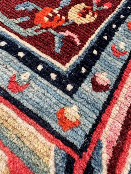 ANTIQUE TIBETAN MEDITATION MAT 063M X 053M - ADDITIONAL PHOTO 9
