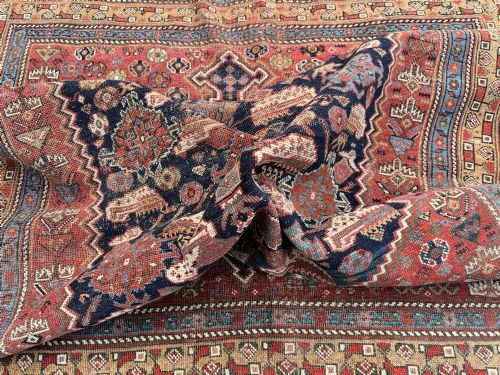 ANTIQUE AFSHAR RUG 158M X 130M - ADDITIONAL PHOTO 16