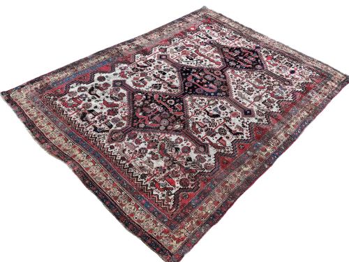 ANTIQUE TRIBAL KHAMSEH RUG 214M X 154M - ADDITIONAL PHOTO 2