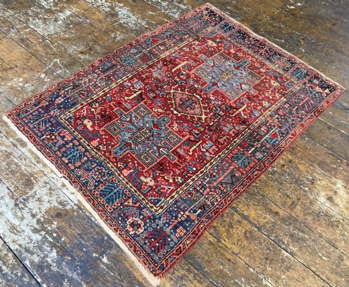 ANTIQUE HERIZ RUG 137M X 107M - ADDITIONAL PHOTO 4