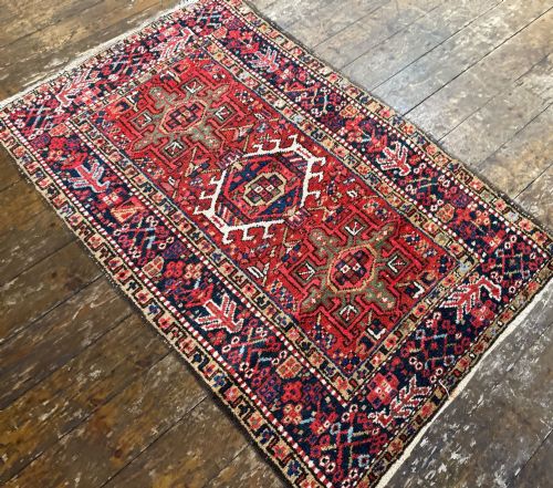 ANTIQUE KARADJA RUG 143M X 093M - ADDITIONAL PHOTO 5