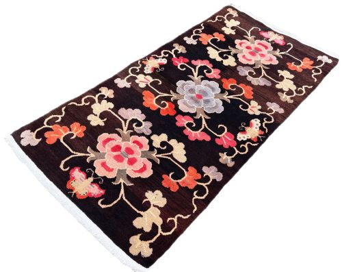 VINTAGE TIBETAN RUG 179M X 091M - ADDITIONAL PHOTO 2