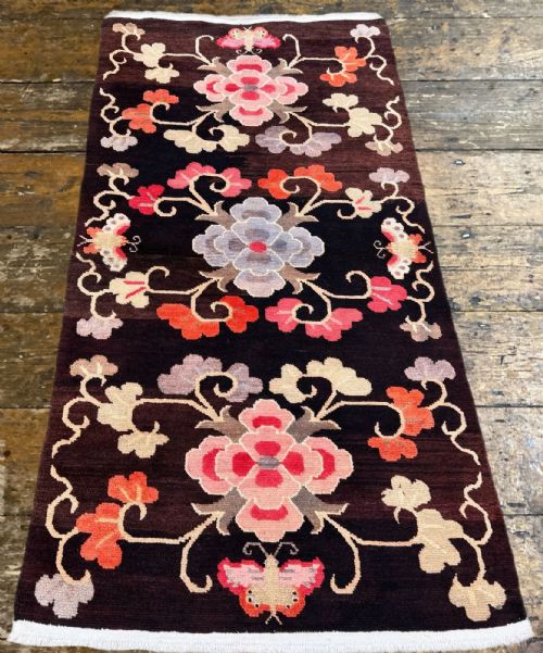 VINTAGE TIBETAN RUG 179M X 091M - ADDITIONAL PHOTO 3
