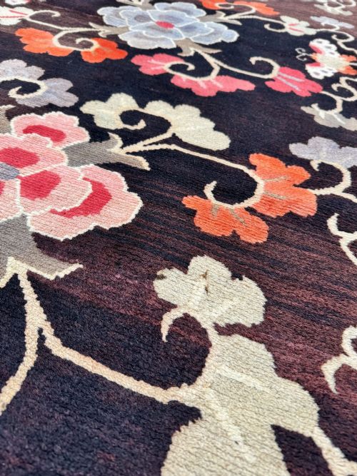 VINTAGE TIBETAN RUG 179M X 091M - ADDITIONAL PHOTO 7
