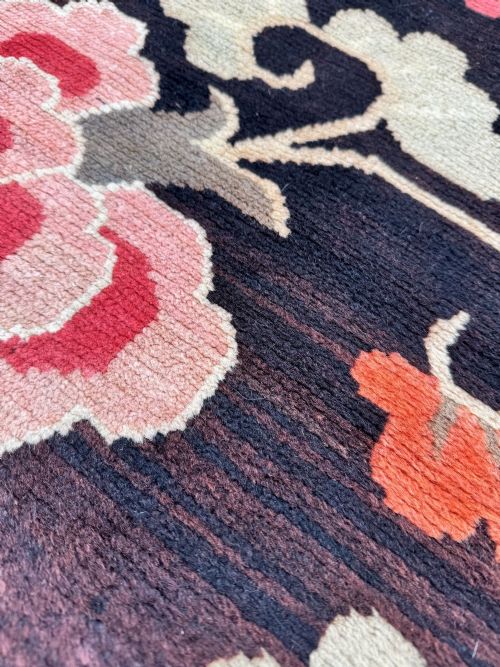 VINTAGE TIBETAN RUG 179M X 091M - ADDITIONAL PHOTO 9