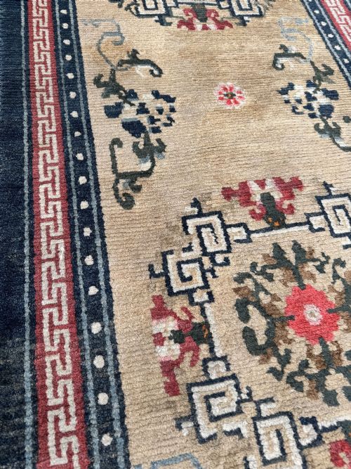 ANTIQUE TIBETAN RUNNER 403M X 081M - ADDITIONAL PHOTO 9