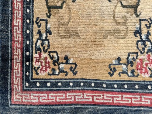 ANTIQUE TIBETAN RUNNER 403M X 081M - ADDITIONAL PHOTO 11
