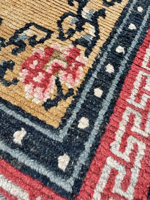 ANTIQUE TIBETAN RUNNER 403M X 081M - ADDITIONAL PHOTO 14