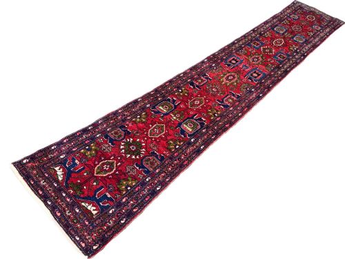 ANTIQUE HAMADAN RUNNER 404M X 084M - ADDITIONAL PHOTO 2