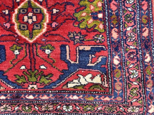 ANTIQUE HAMADAN RUNNER 404M X 084M - ADDITIONAL PHOTO 6