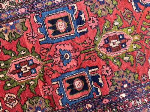 ANTIQUE HAMADAN RUNNER 404M X 084M - ADDITIONAL PHOTO 10
