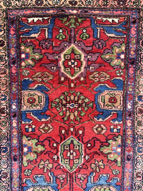 ANTIQUE HAMADAN RUNNER 404M X 084M - ADDITIONAL PHOTO 11
