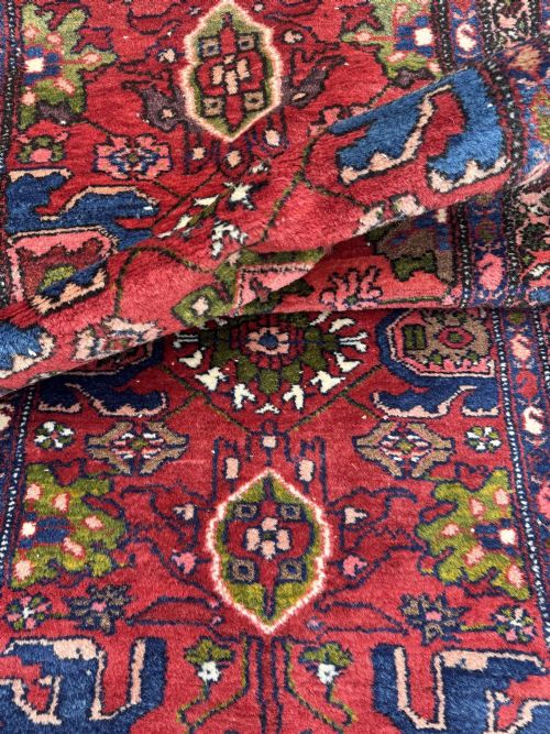ANTIQUE HAMADAN RUNNER 404M X 084M - ADDITIONAL PHOTO 15