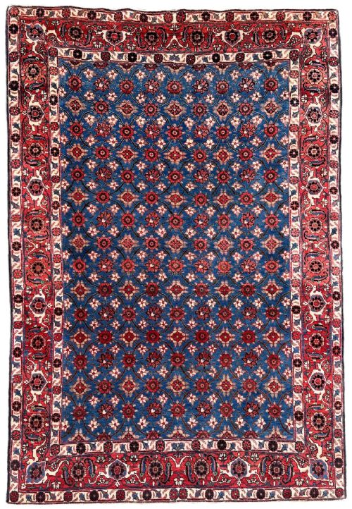 antique veramin rug 198m x 135m - CATEGORY: ANTIQUE RUGS - DATED 1920