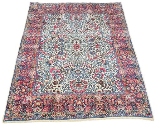 ANTIQUE KIRMAN LAVAR CARPET 300M X 245M - ADDITIONAL PHOTO 1