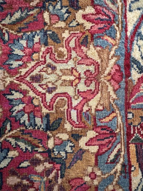 ANTIQUE KIRMAN LAVAR CARPET 300M X 245M - ADDITIONAL PHOTO 17