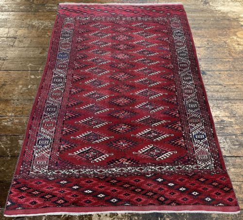 ANTIQUE TURKMEN YOMUT CARPET 298M X 194M - ADDITIONAL PHOTO 3