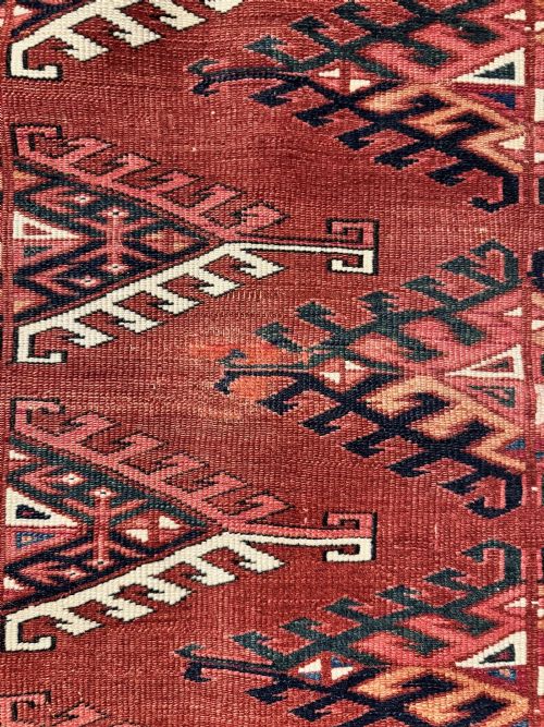 ANTIQUE TURKMEN YOMUT CARPET 298M X 194M - ADDITIONAL PHOTO 18