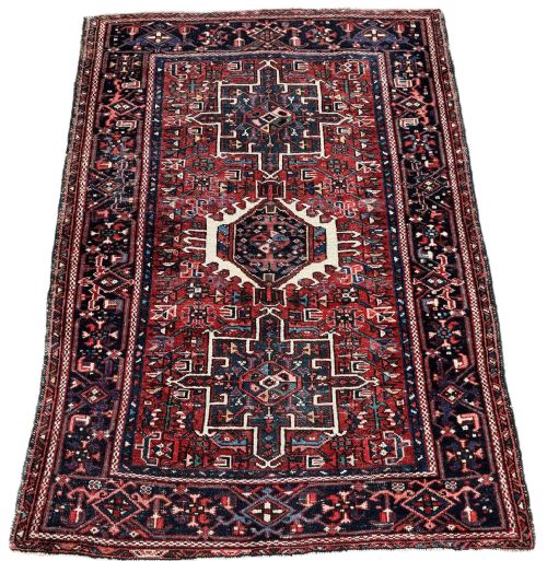 ANTIQUE KARAJA RUG 143M X 105M - ADDITIONAL PHOTO 1