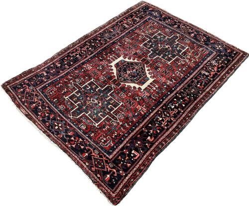 ANTIQUE KARAJA RUG 143M X 105M - ADDITIONAL PHOTO 2