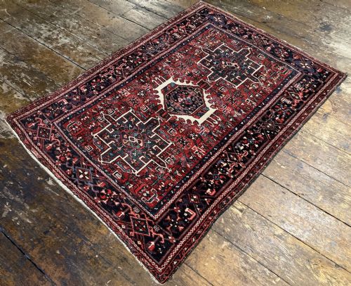 ANTIQUE KARAJA RUG 143M X 105M - ADDITIONAL PHOTO 4