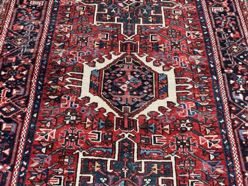 ANTIQUE KARAJA RUG 143M X 105M - ADDITIONAL PHOTO 7