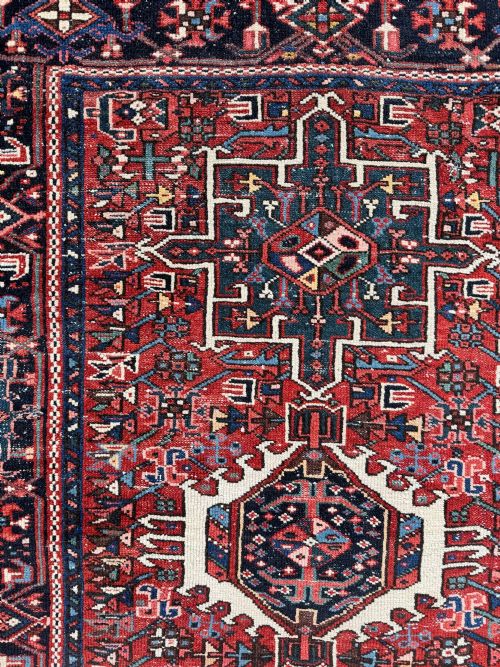 ANTIQUE KARAJA RUG 143M X 105M - ADDITIONAL PHOTO 11