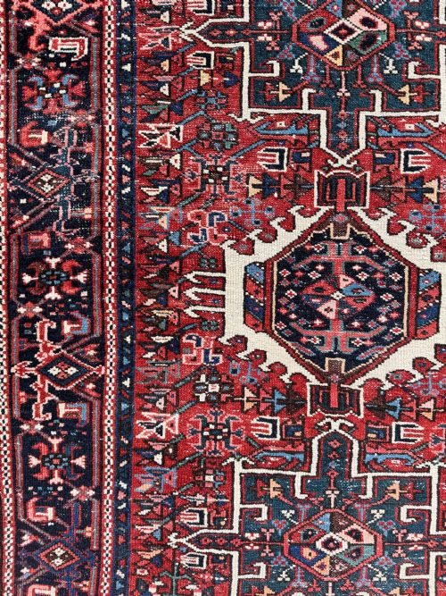 ANTIQUE KARAJA RUG 143M X 105M - ADDITIONAL PHOTO 12