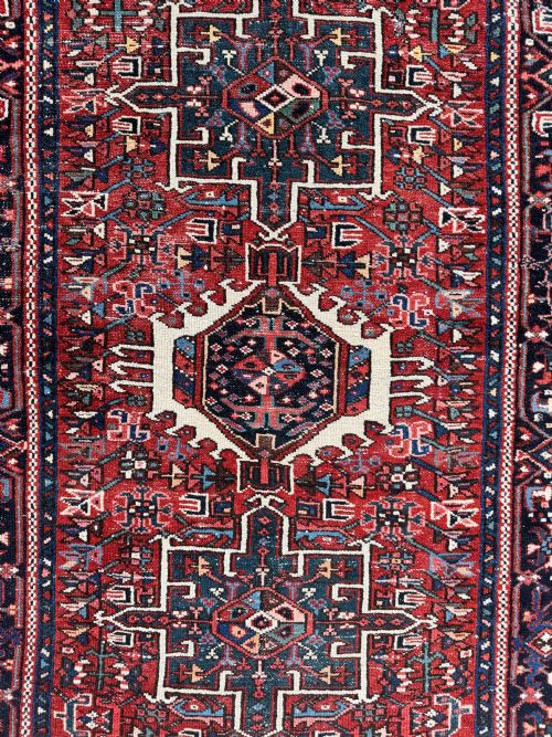 ANTIQUE KARAJA RUG 143M X 105M - ADDITIONAL PHOTO 13