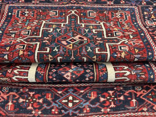 ANTIQUE KARAJA RUG 143M X 105M - ADDITIONAL PHOTO 15