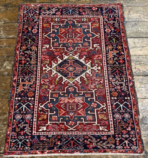 ANTIQUE KARAJA RUG 128M X 099M - ADDITIONAL PHOTO 3