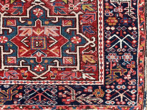 ANTIQUE KARAJA RUG 128M X 099M - ADDITIONAL PHOTO 6